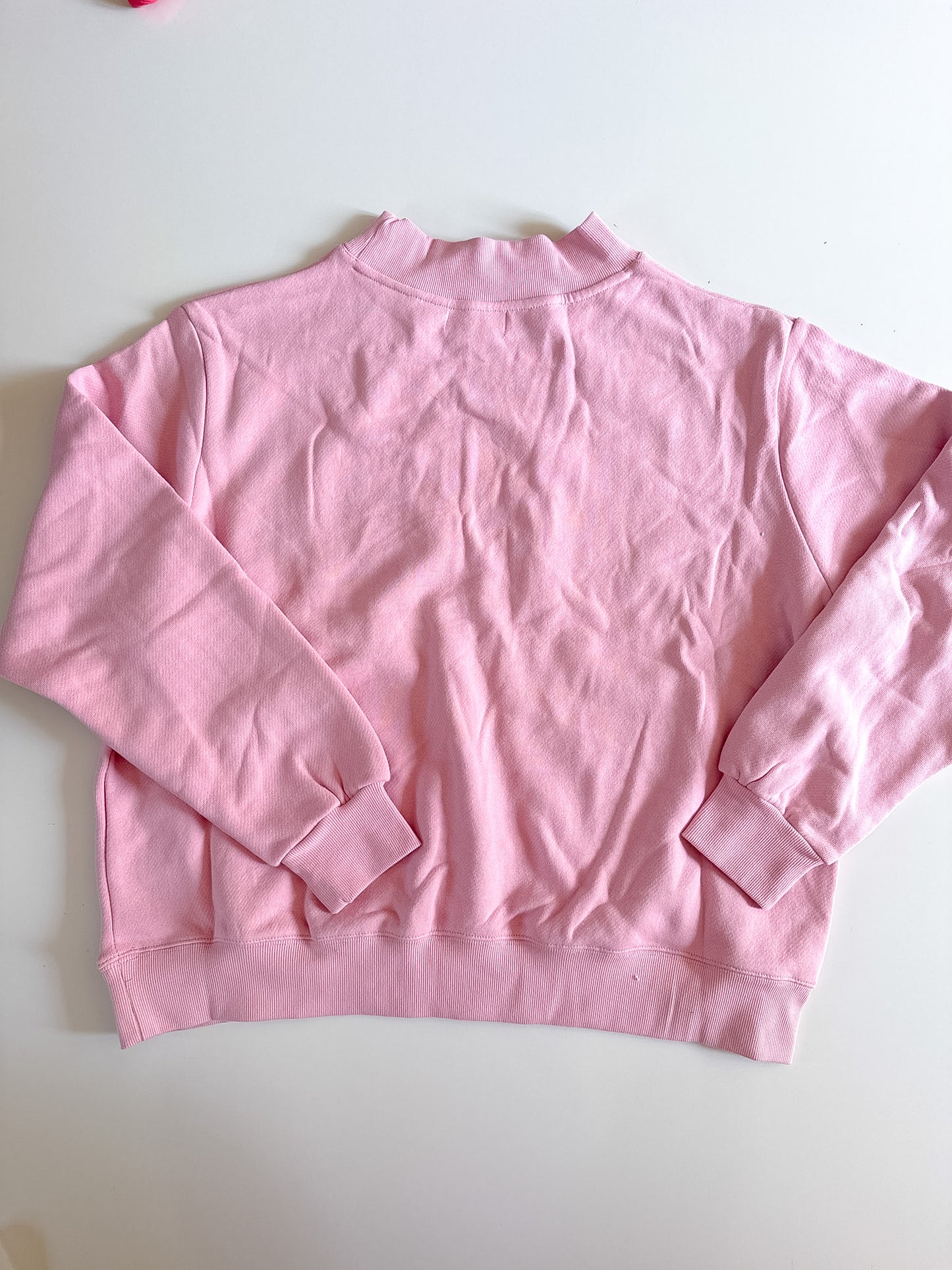 L/XL RARE Pink Striped PARKE Mockneck