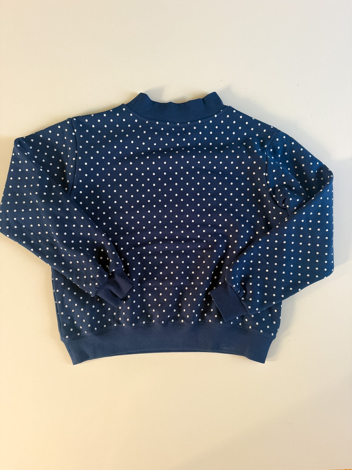 S/M RARE Denim Polka Dot PARKE Mockneck