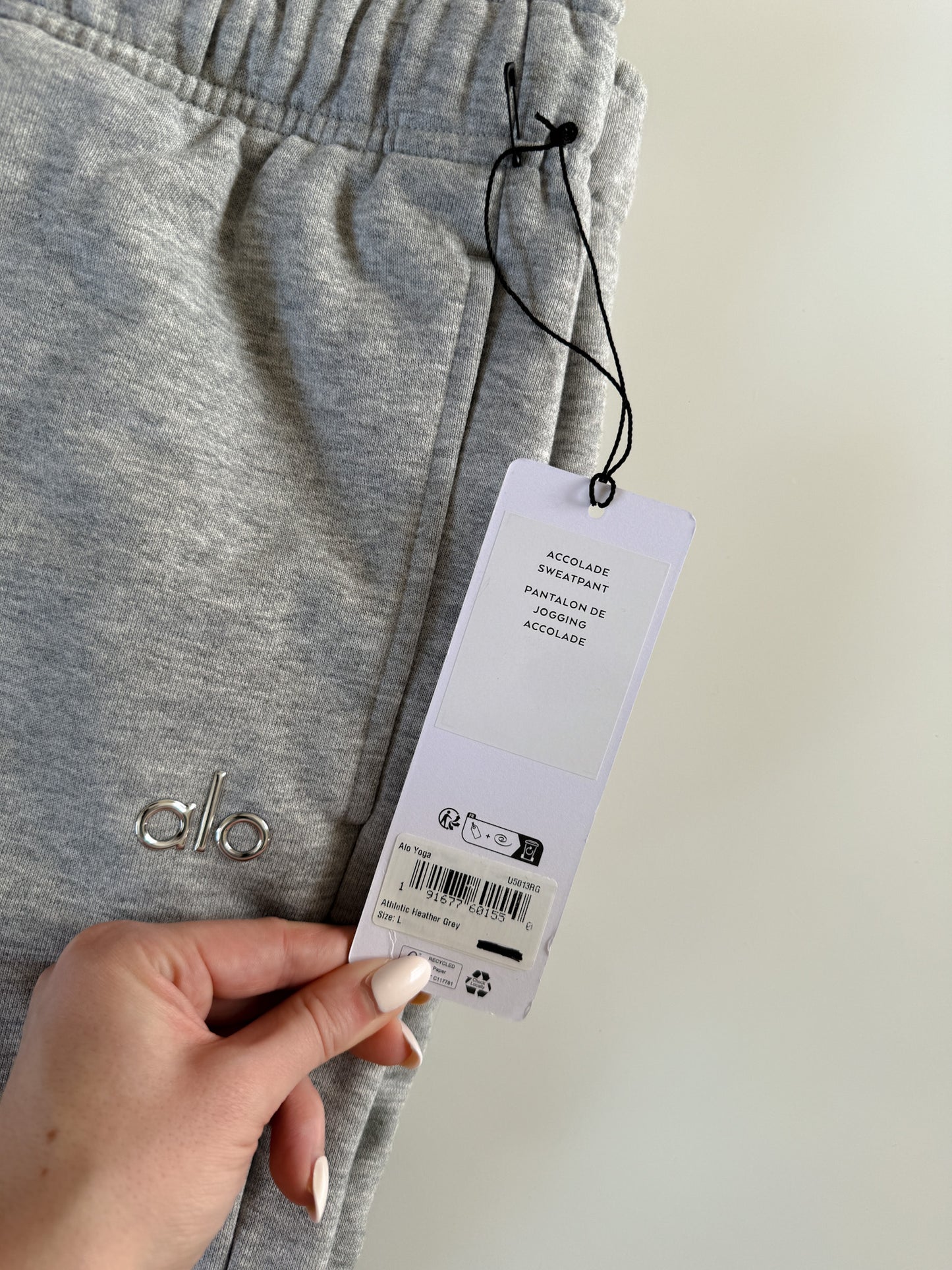 XXS,XS,S Gray AIo Accolade Sweatpant