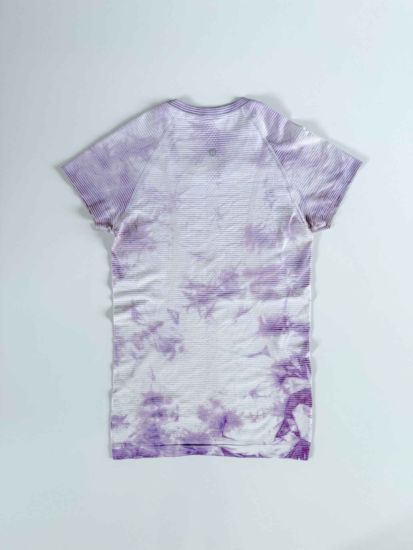 Size 4 Purple Marble Dye Swiftly Tech Short Sleeve 2.0