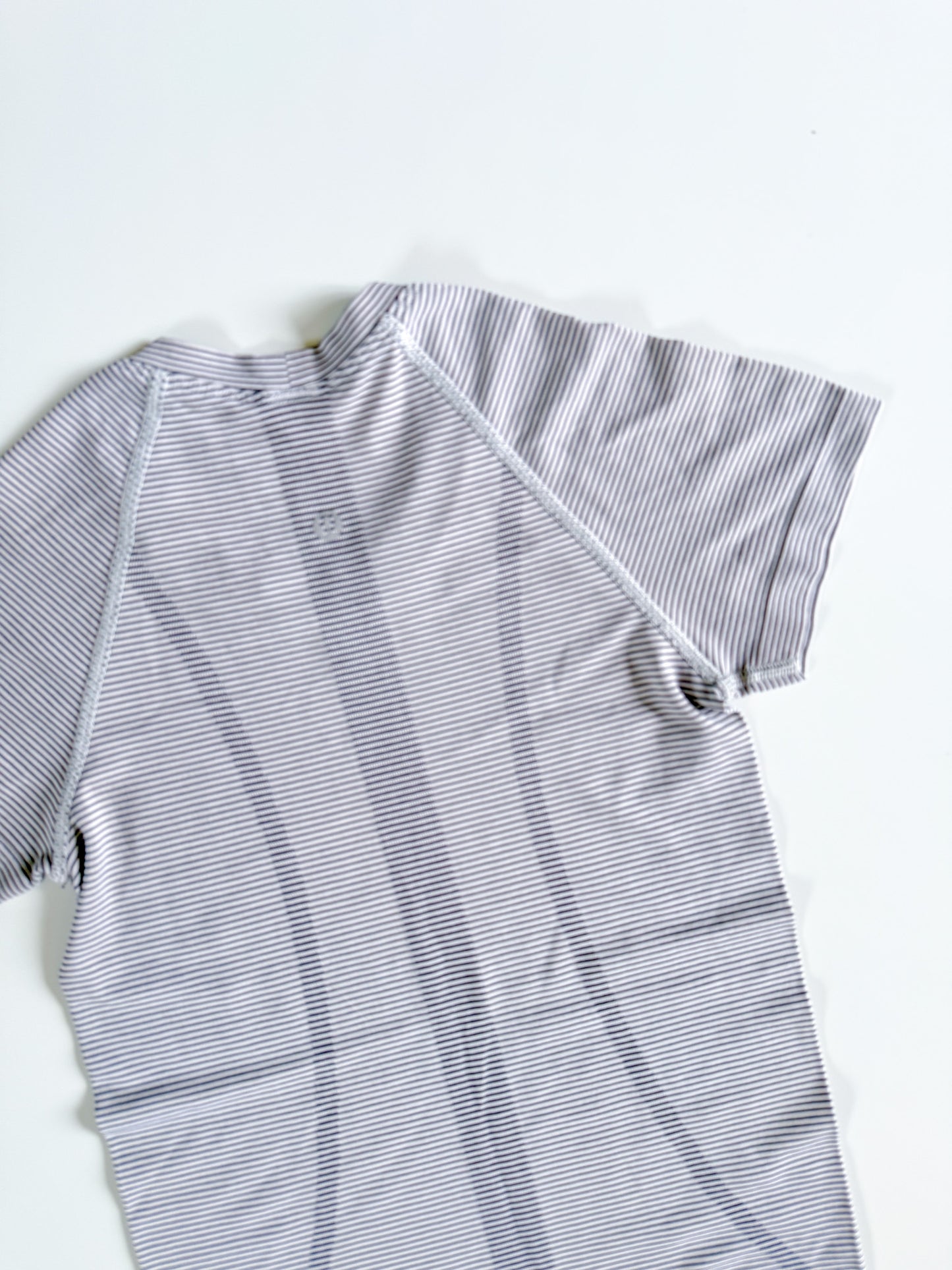 Size 6 Striped Swiftly Tech Short Sleeve 2.0