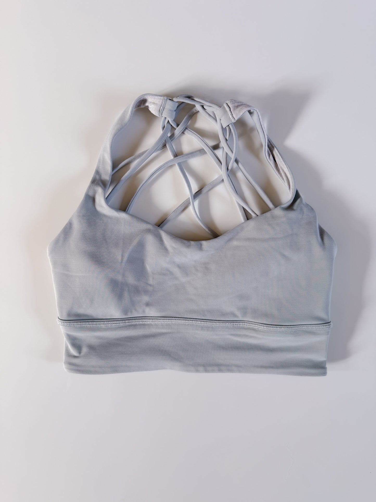 Size 6 Jade Gray Longline Free To Be Wild Bra