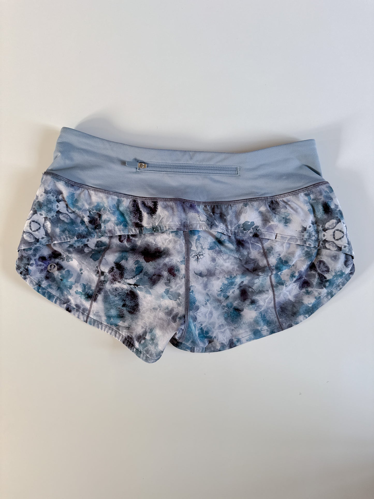 Size 4 Blue Floral Speed Up 2.5"