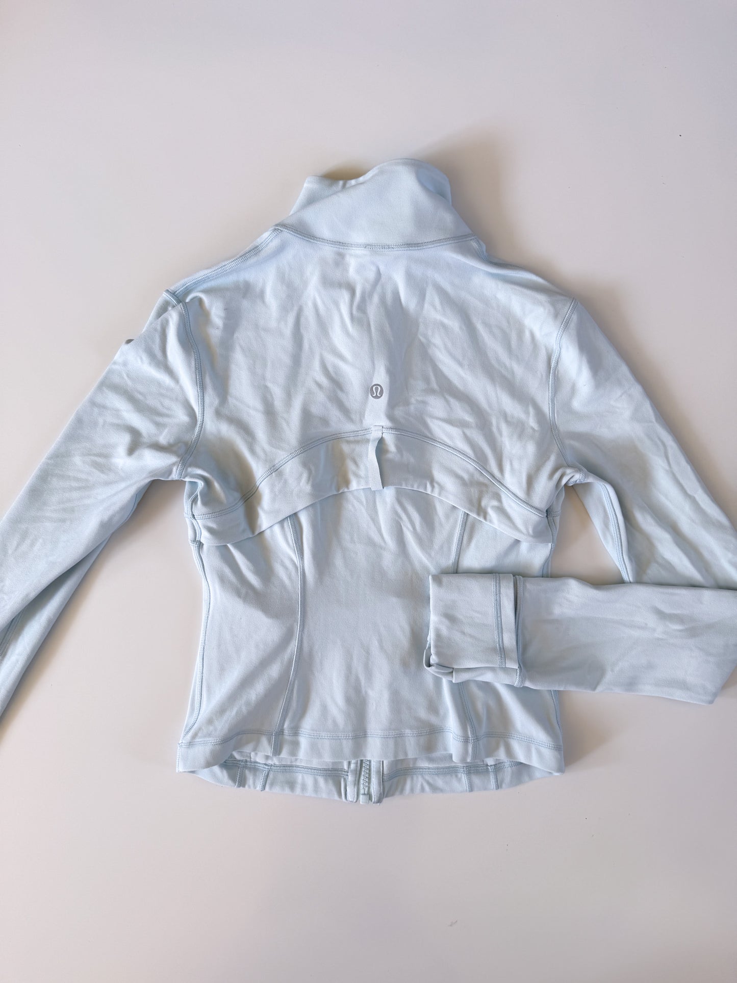 Size 4 RARE Sheer Blue Define Cropped Jacket