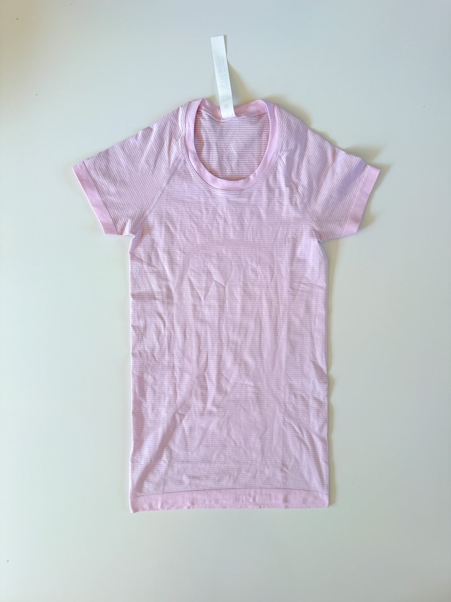 Size 2 Pink Organza Swiftly Tech Short Sleeve 2.0