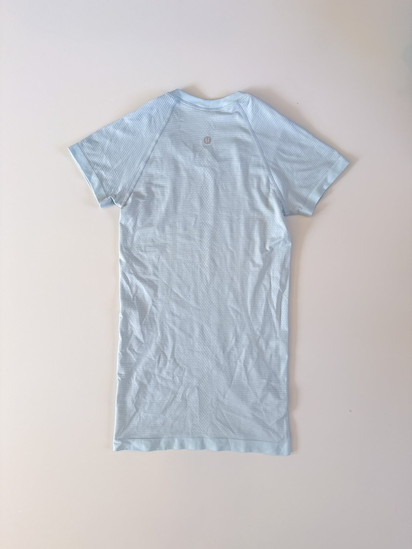 Size 2 RARE Sheer Blue Swiftly Tech Short Sleeve 2.0