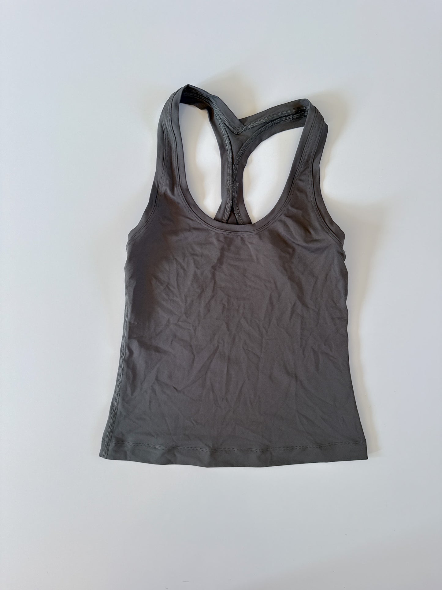 Size 4 Dark Olive Cool Racerback Tank