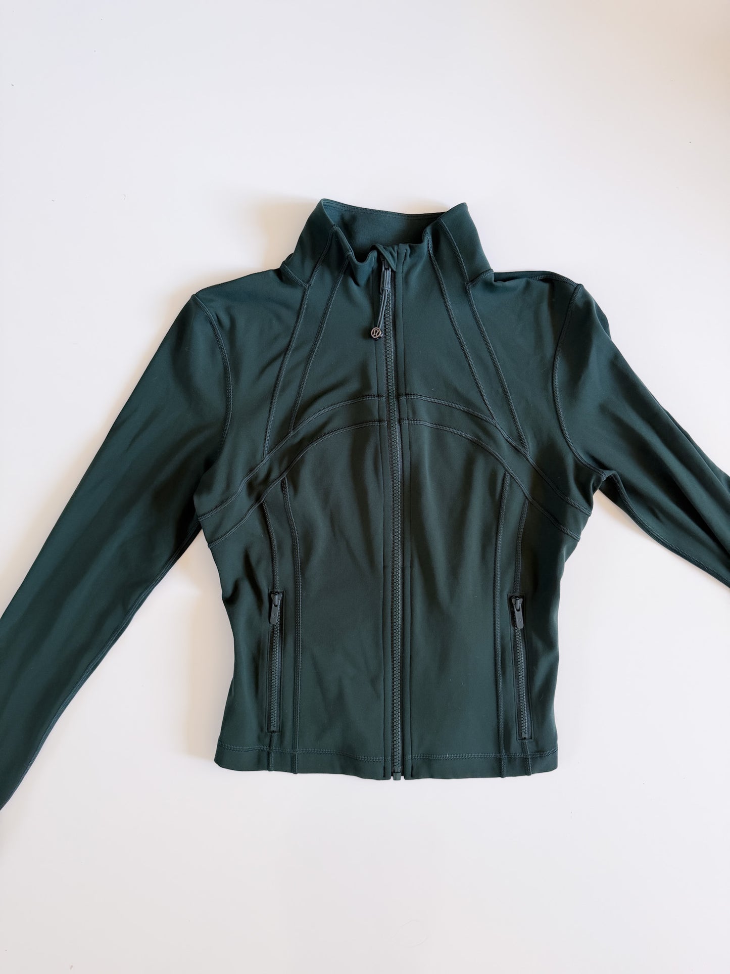 Size 6 Rainforest Green Define Cropped Jacket *Nulu