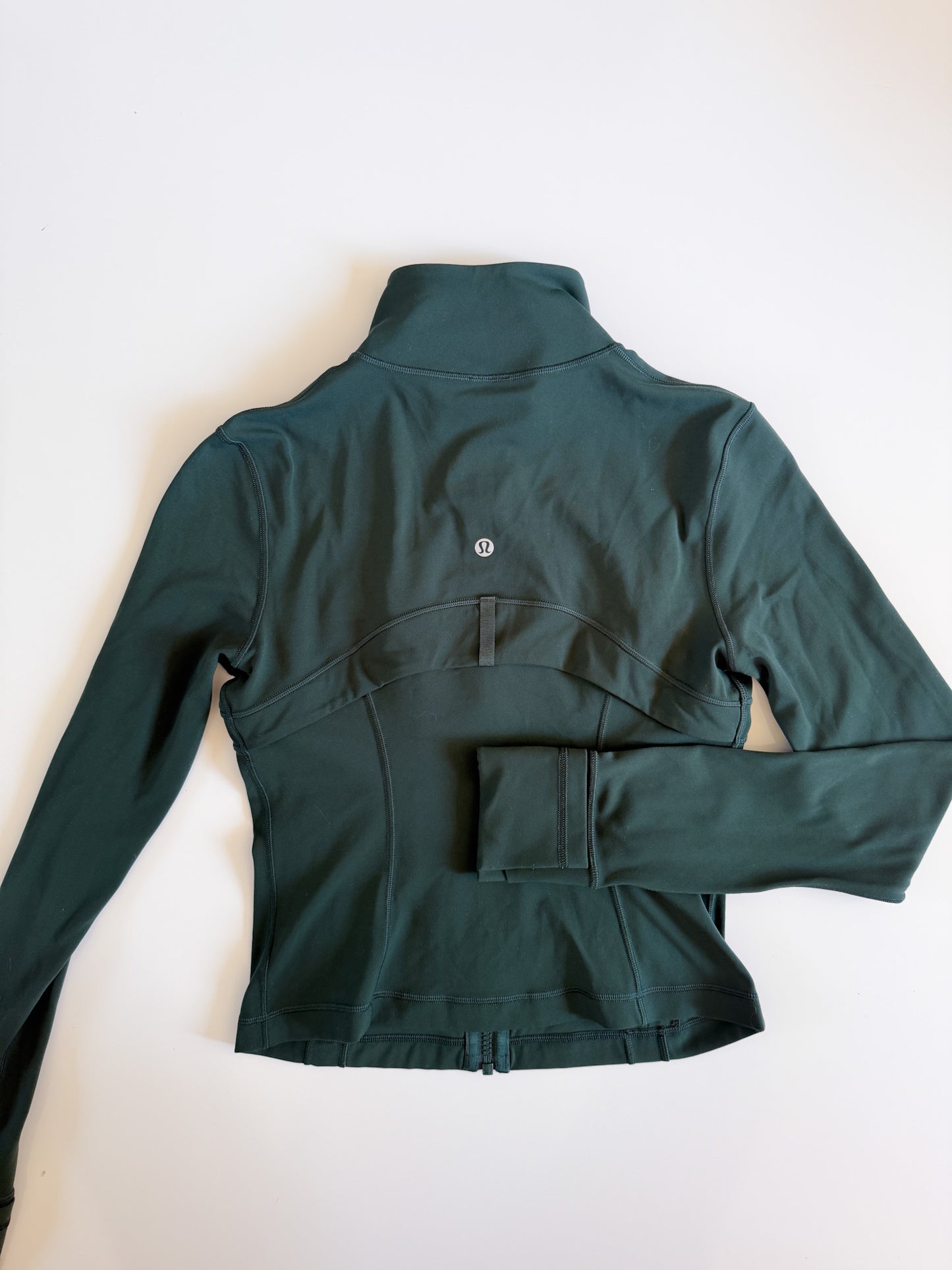Size 6 Rainforest Green Define Cropped Jacket *Nulu