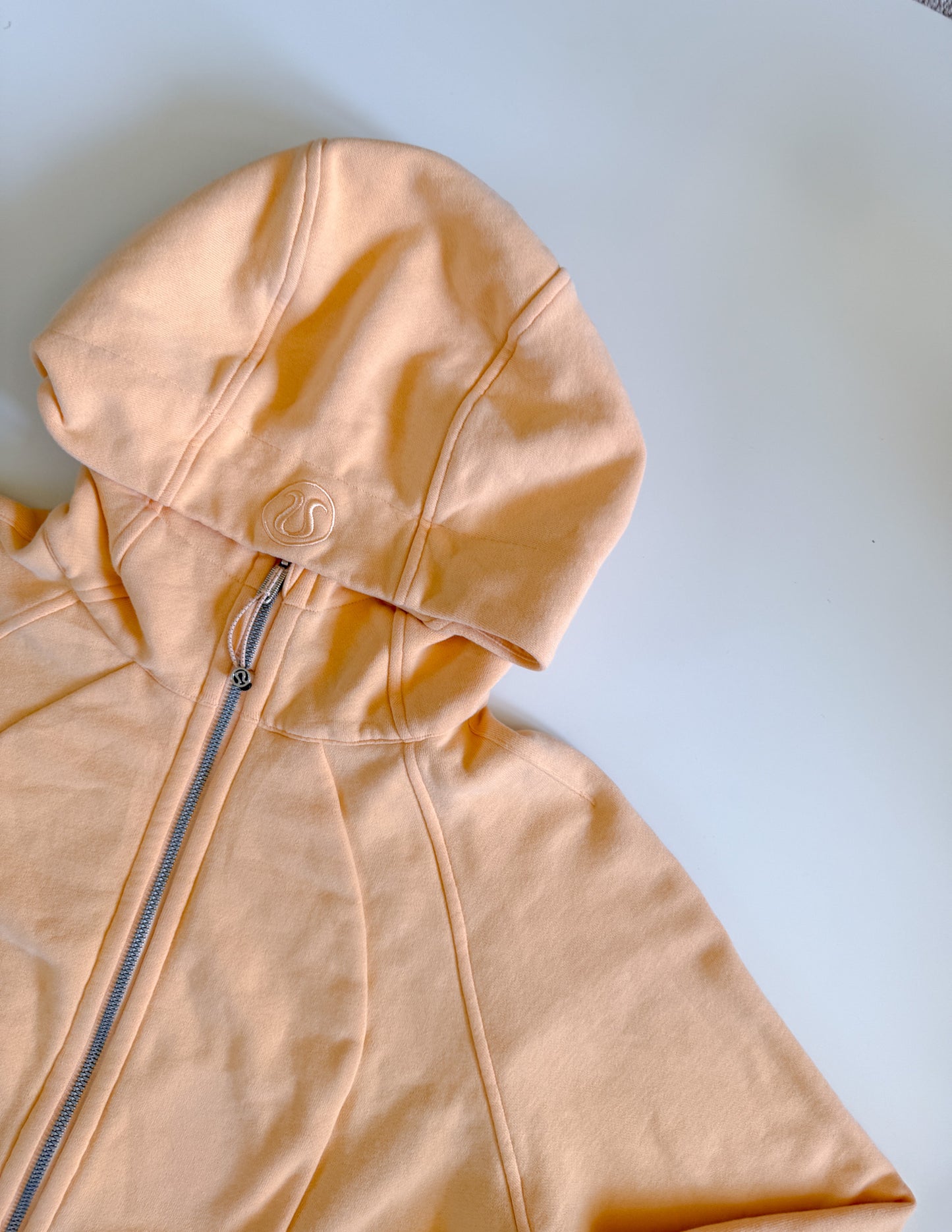 Size 8 Mango Dream Cropped Scuba Hoodie