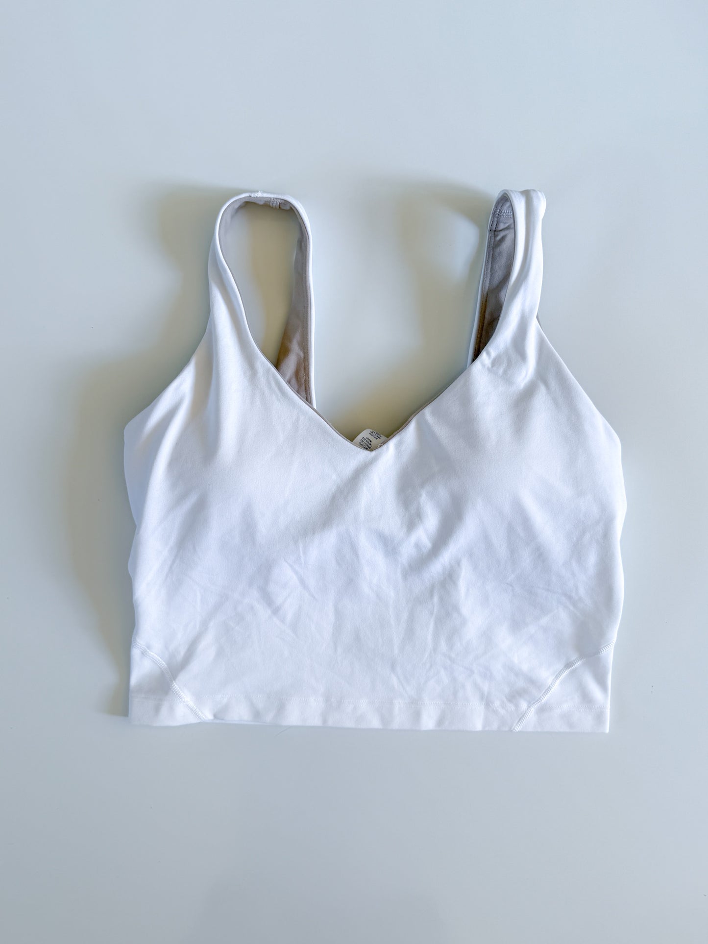 Size 8 White Align Tank