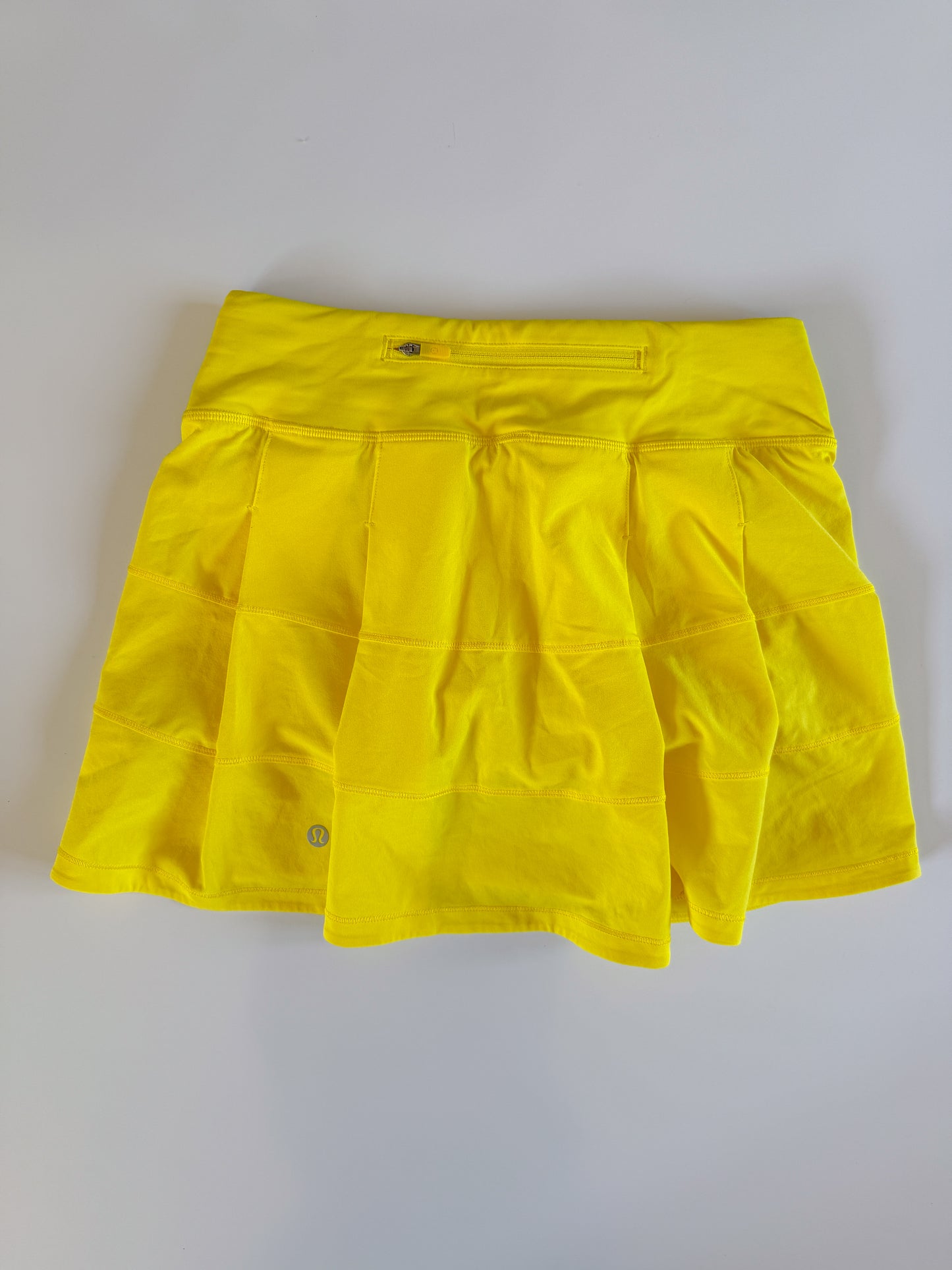 Size 2 Sonic Yellow Pace Rival Skirt 15"