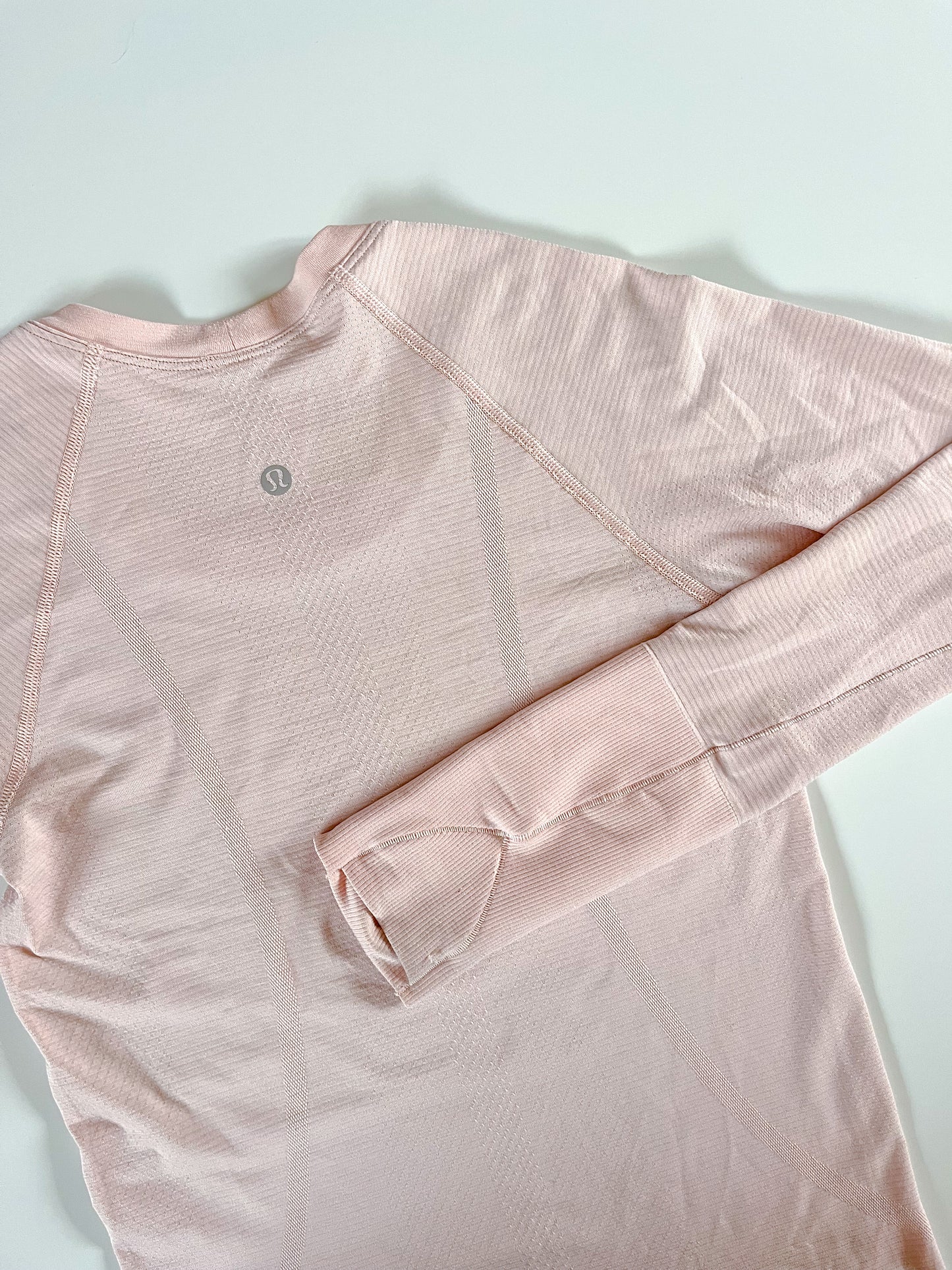 Size 8 Strawberry Milkshake Swiftly Tech Long Sleeve 2.0