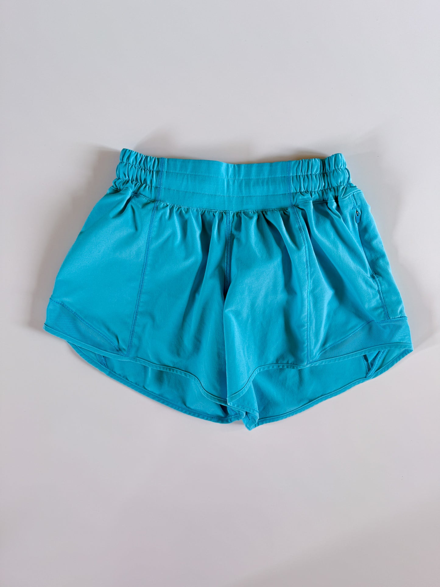 Size 2 RARE Electric Turquoise Hotty Hot 2.5"