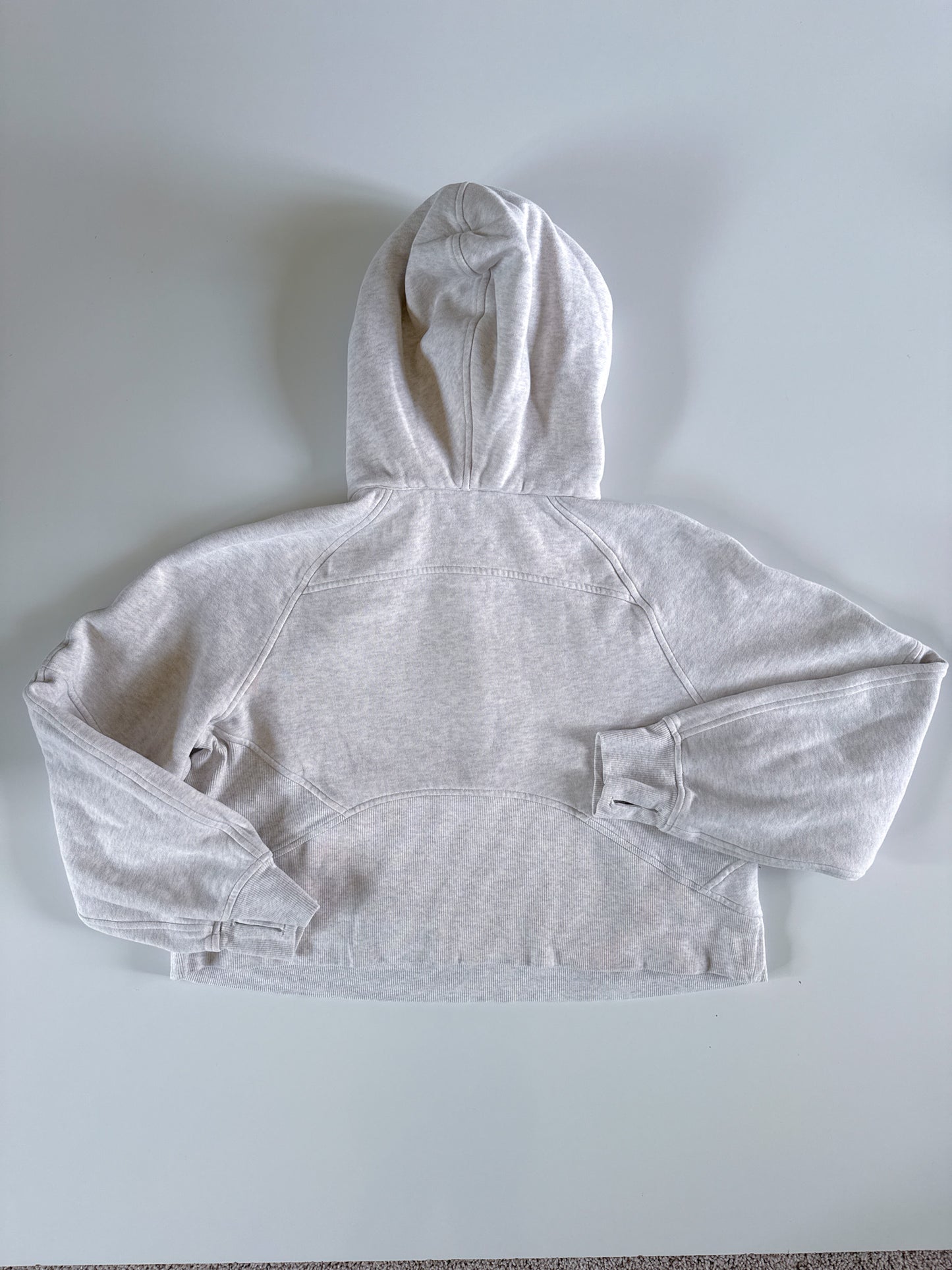 M/L Gray/Gold Zip Half-Zip Scuba
