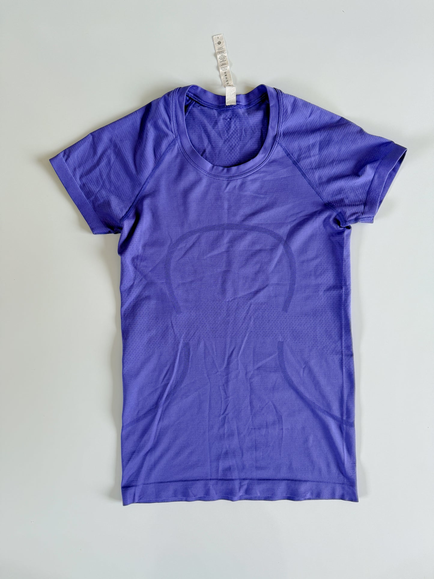 Size 6 RARE Charged Indigo Swiftly Tech Short Sleeve 2.0