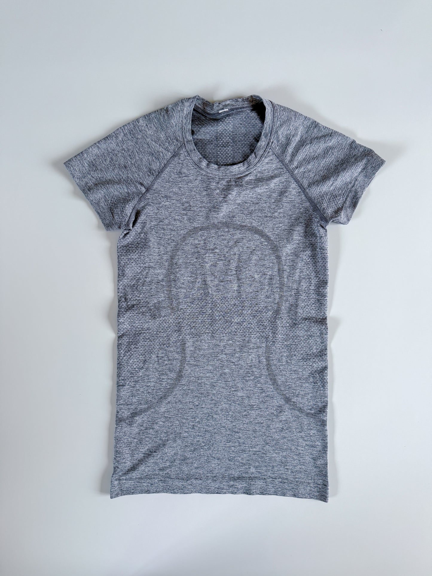 Size 4 Gray Swiftly Tech Short Sleeve 2.0