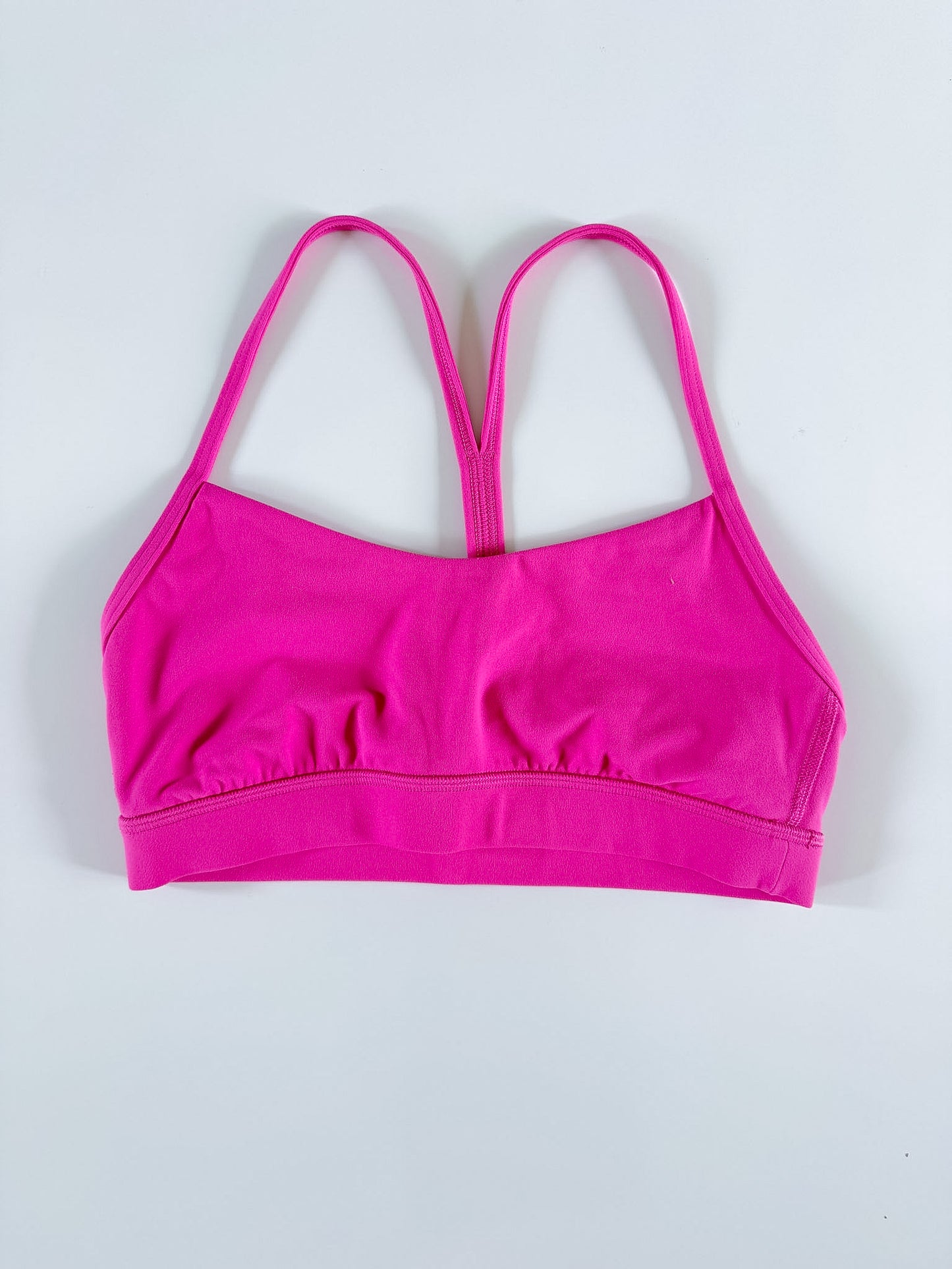 Size 6 Sonic Pink Flow Y Bra