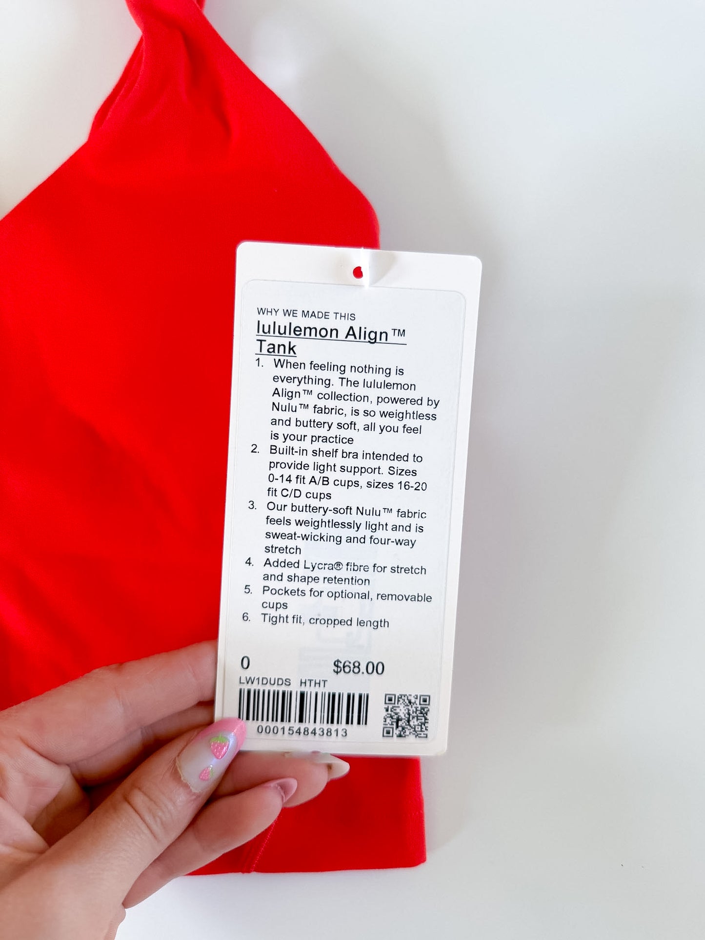 Size 0 NWT Hot Heat Align Tank