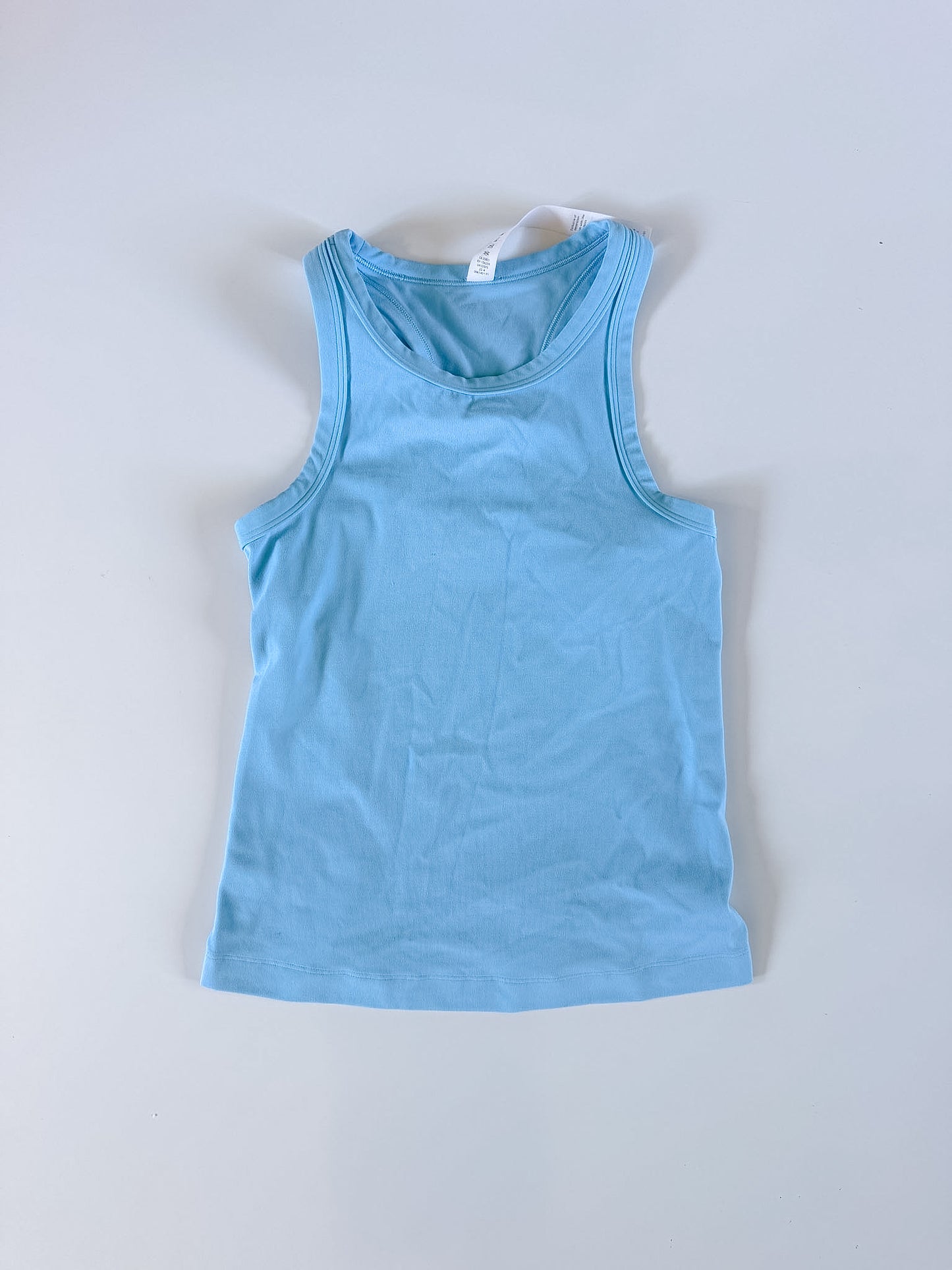 Size 2 Blue Chill Align Racerback Tank