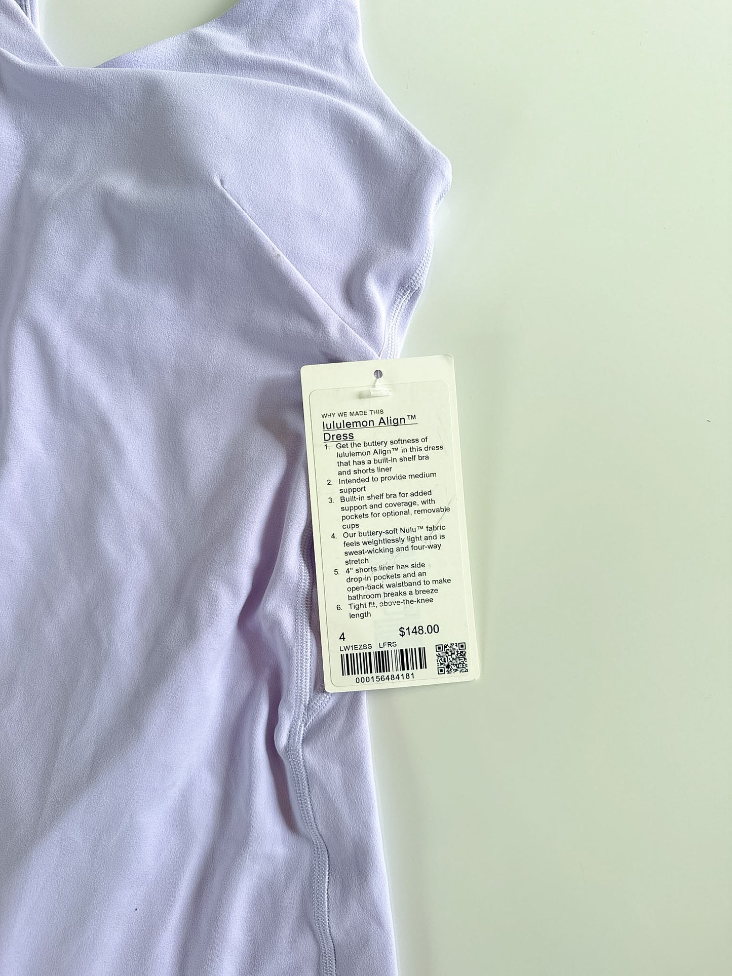 Size 4 NWT Lavender Frost Align Dress
