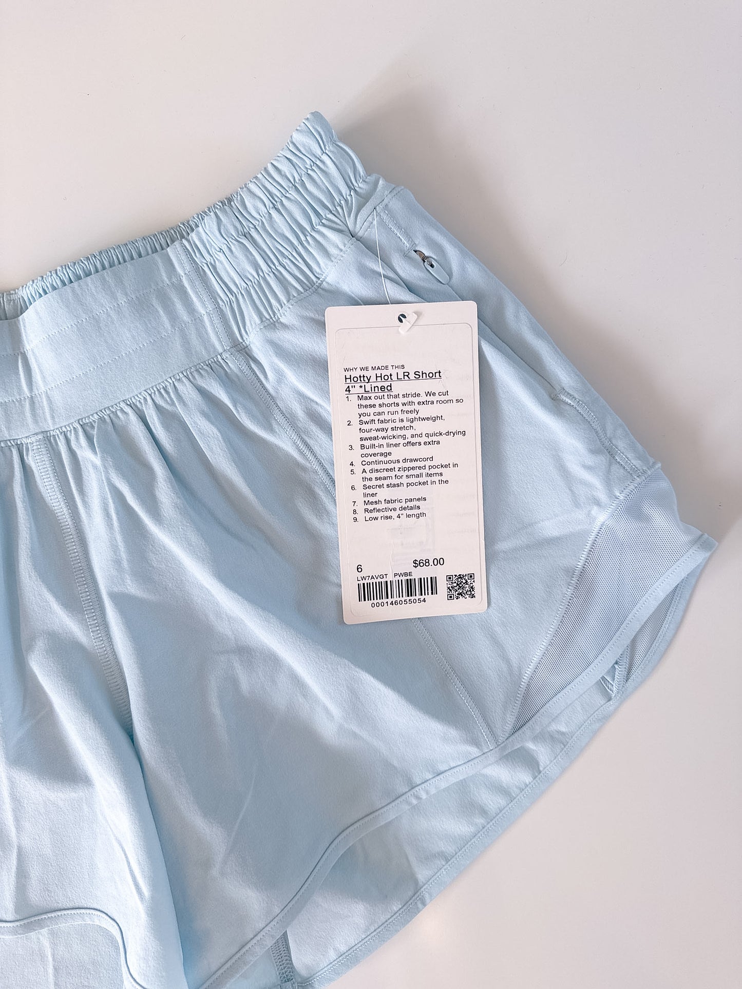 Size 6 NWT RARE Powder Blue Hotty Hot 4"