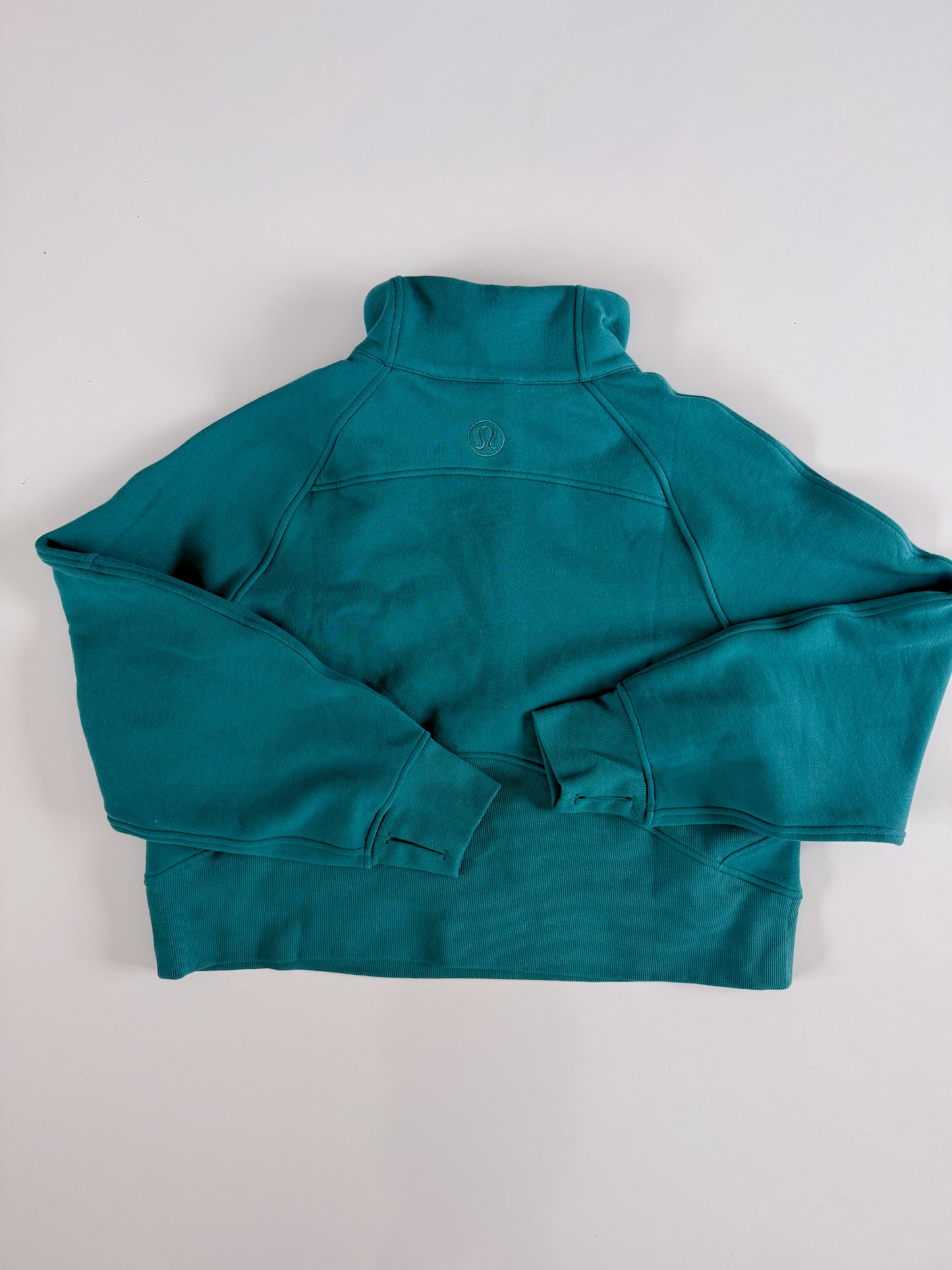 M/L NWT Teal Lagoon Funnel Neck Scuba Hoodie