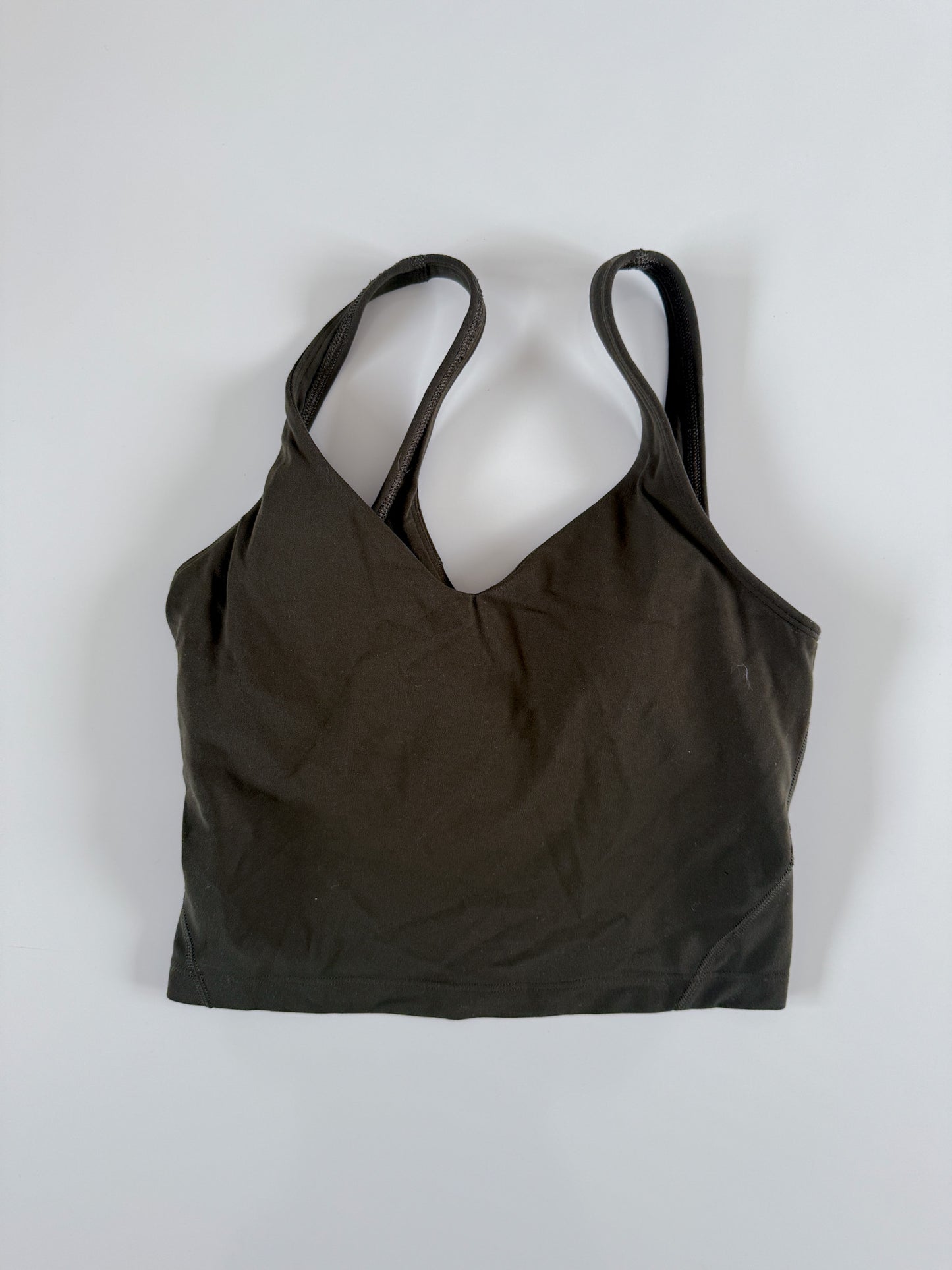 Size 2 Dark Olive Align Tank