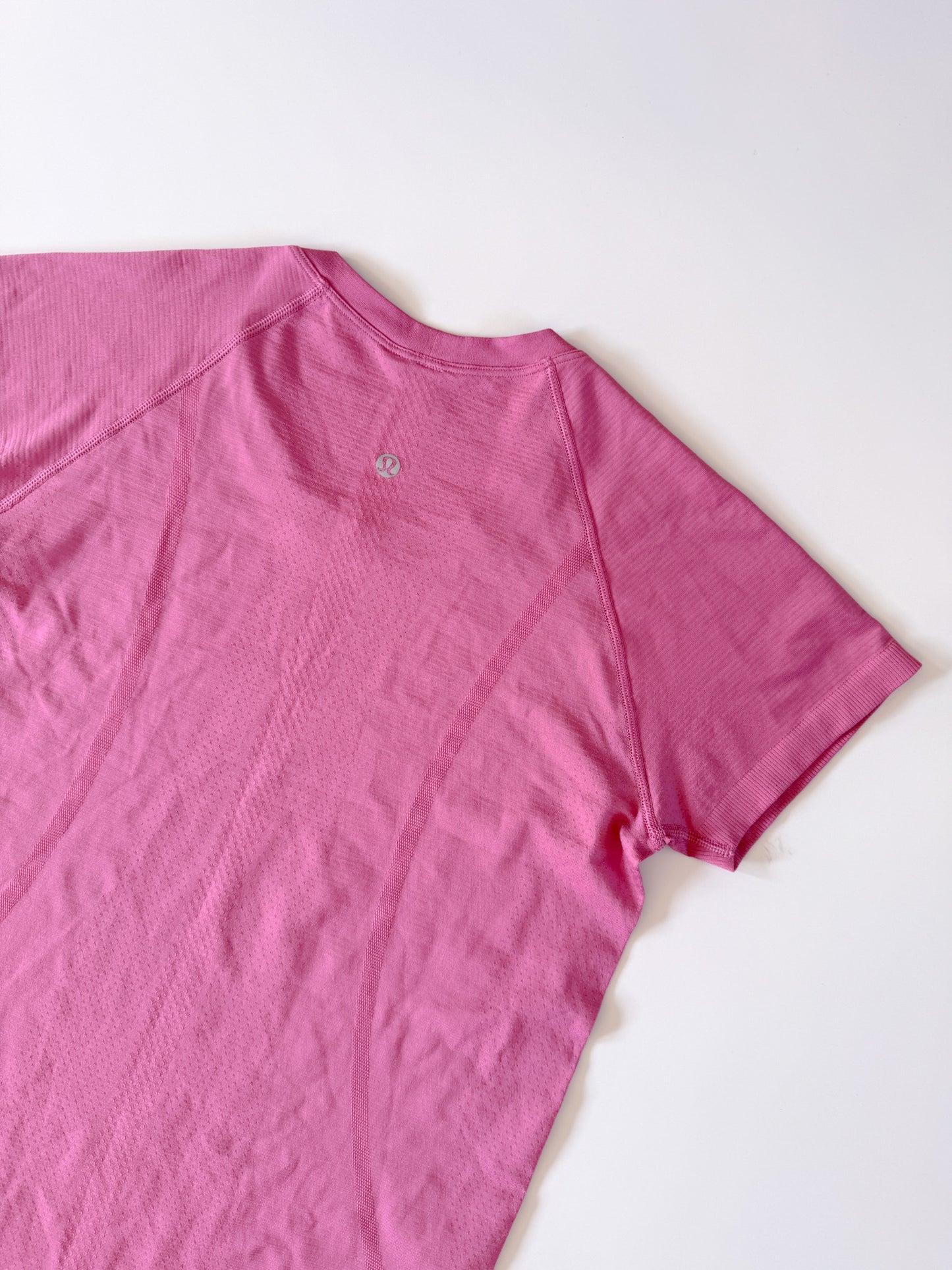 Size 8 Pink Blossom Swiftly Tech Short Sleeve