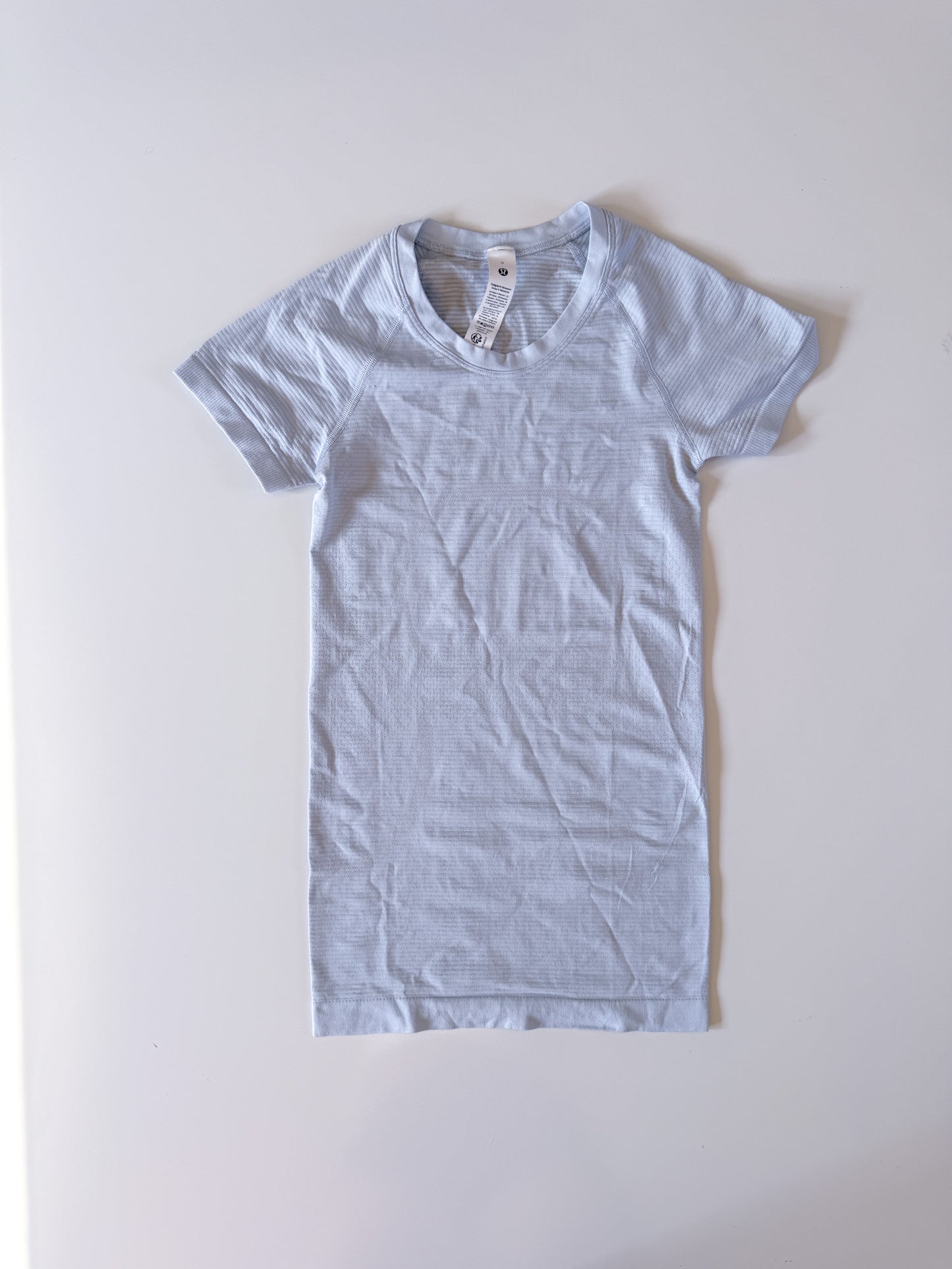 Size 0 Pastel Blue Swiftly Tech Short Sleeve 2.0