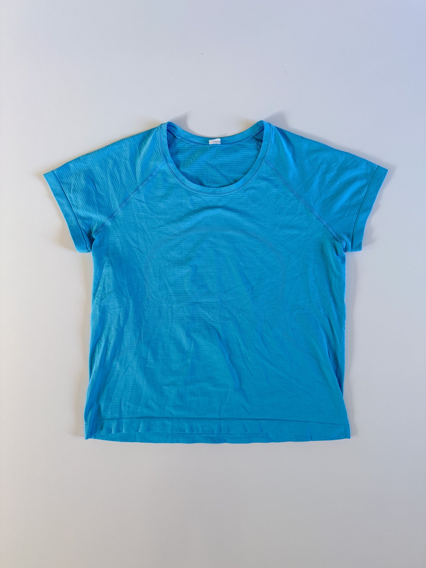 Size 12 RARE Electric Turqoise Swiftly Tech Short Sleeve race