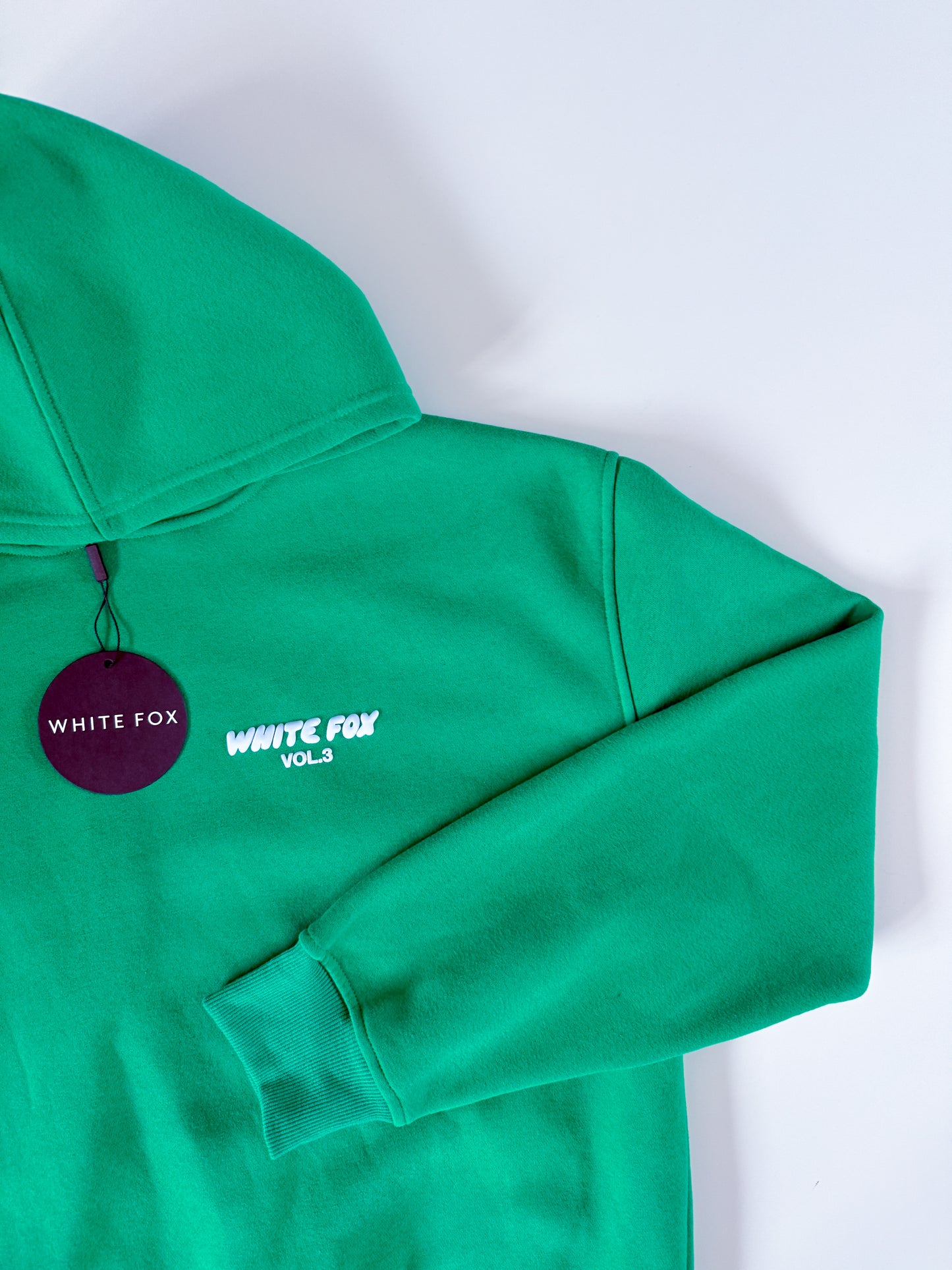 L/XL NWT White Fox Hoodie