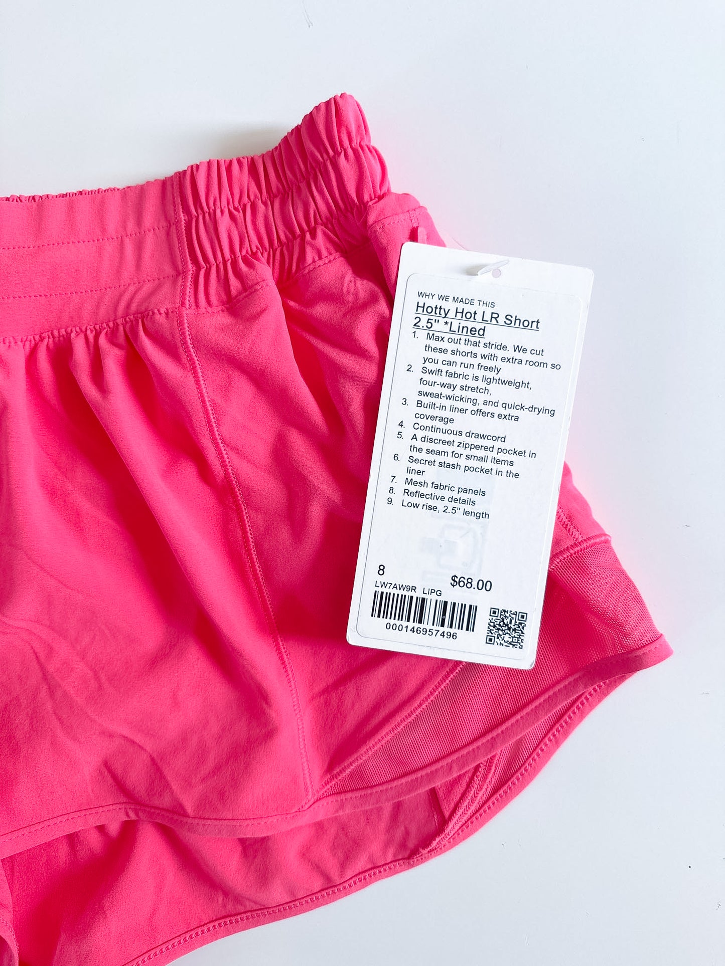 Size 8 NWT Lipgloss Hotty Hot 2.5"