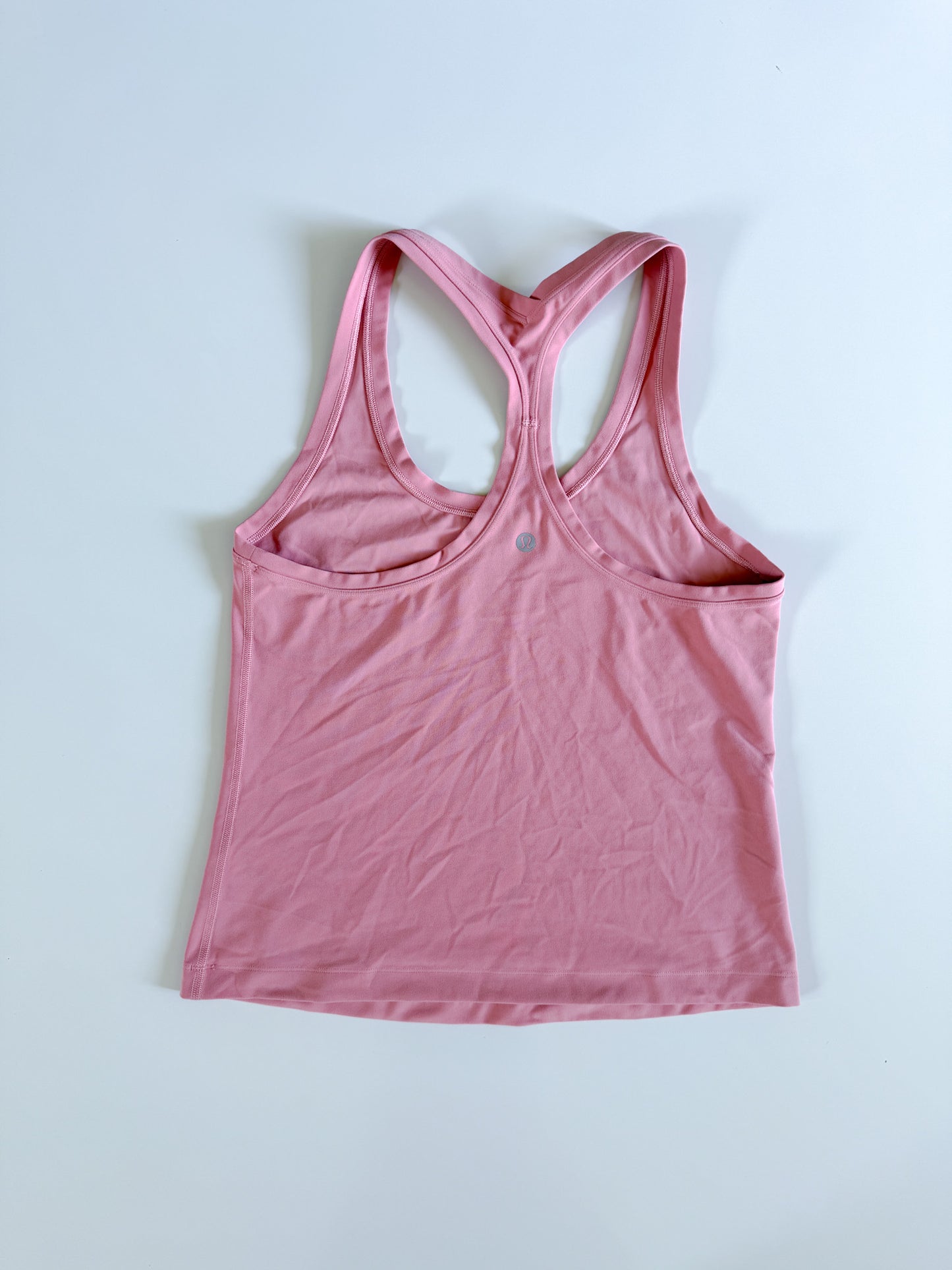 Size 6 Pink Puff Nulu Cool Racerback Tank