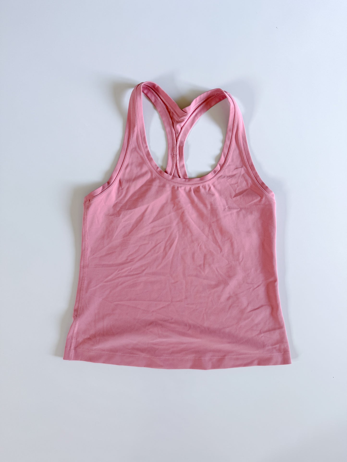 Size 6 Pink Puff Nulu Cool Racerback Tank