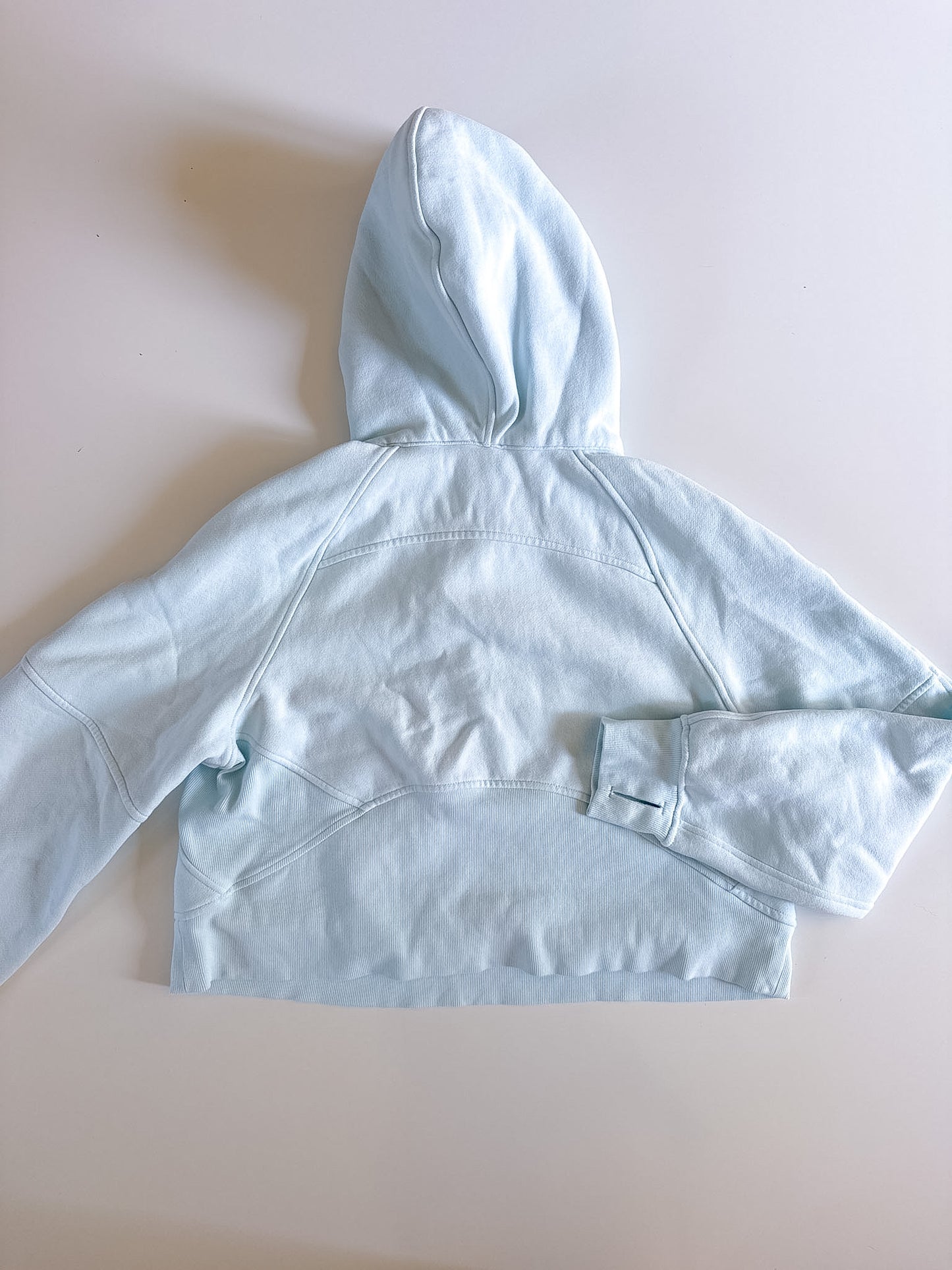 M/L RARE Sheer Blue Half-Zip Scuba