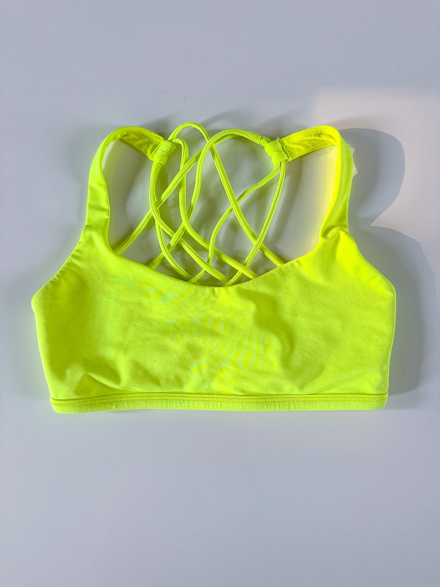 Size 4 Highlight Yellow Free To Be Wild Bra