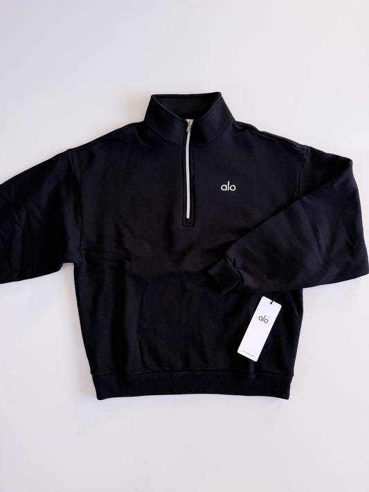 S Black AIo Accolade 1/4 Zip Pull-Over