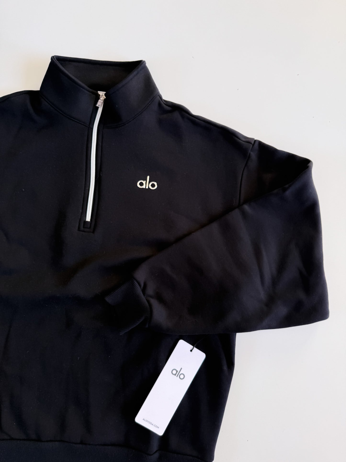 S Black AIo Accolade 1/4 Zip Pull-Over