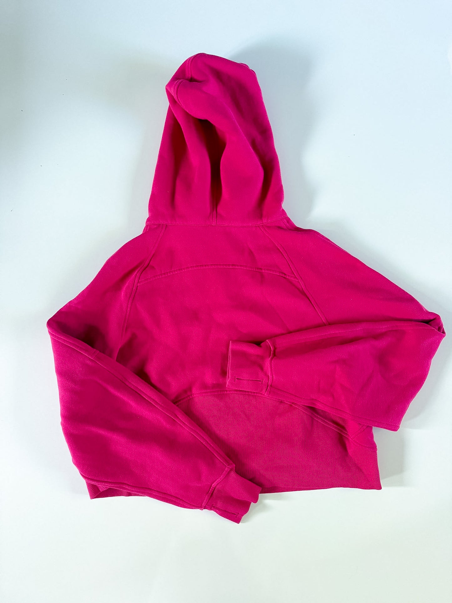 M/L Pomegrante Half-Zip Scuba Hoodie