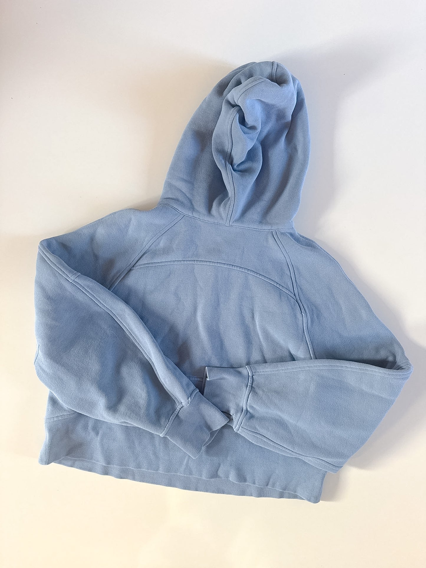 XS/S Blue Willow Half-Zip Scuba Hoodie