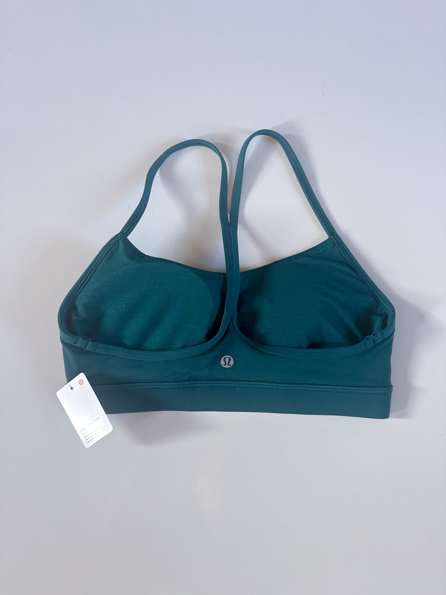 Size 8 NWT Storm Teal Flow Y Bra