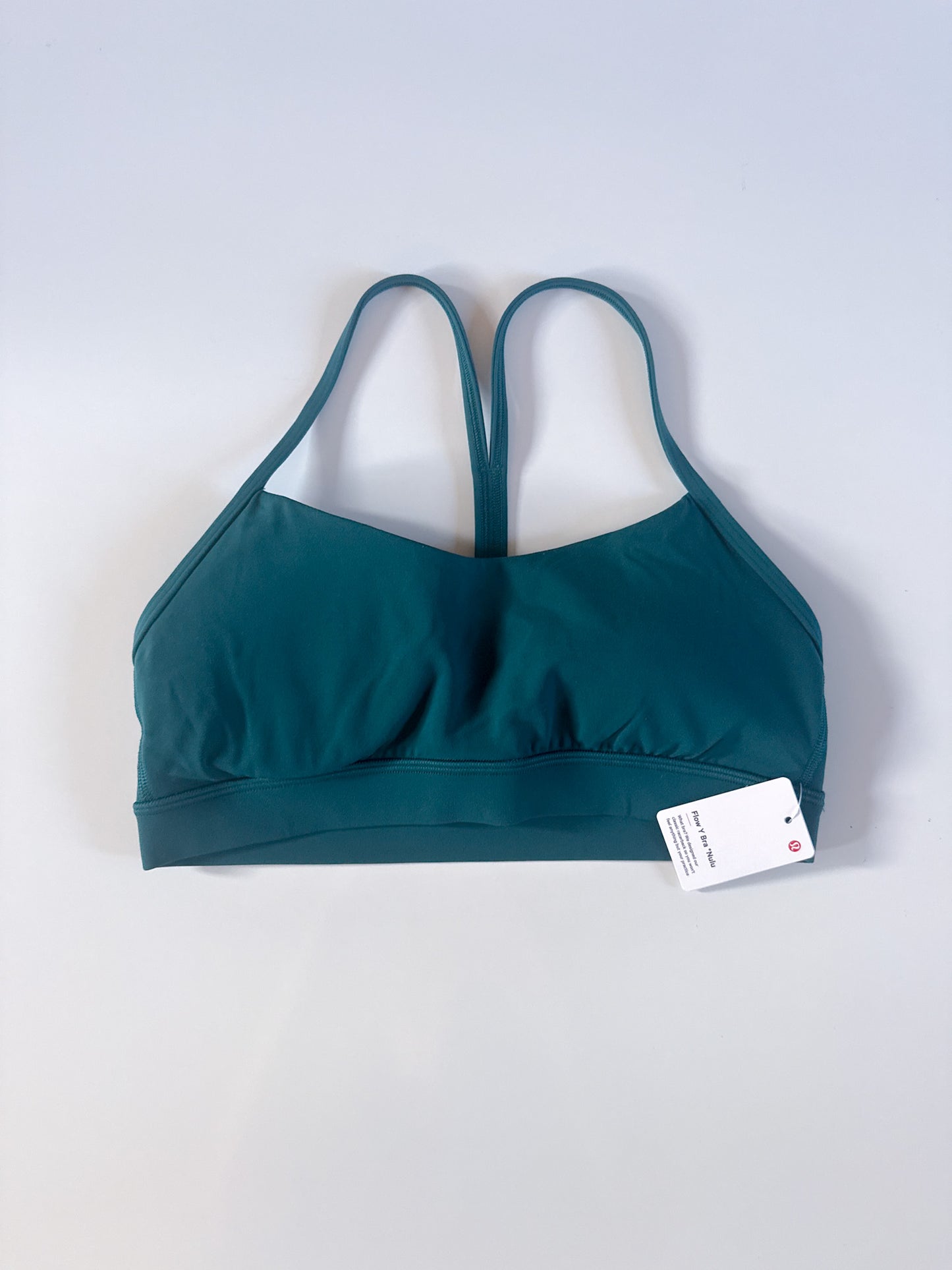 Size 8 NWT Storm Teal Flow Y Bra