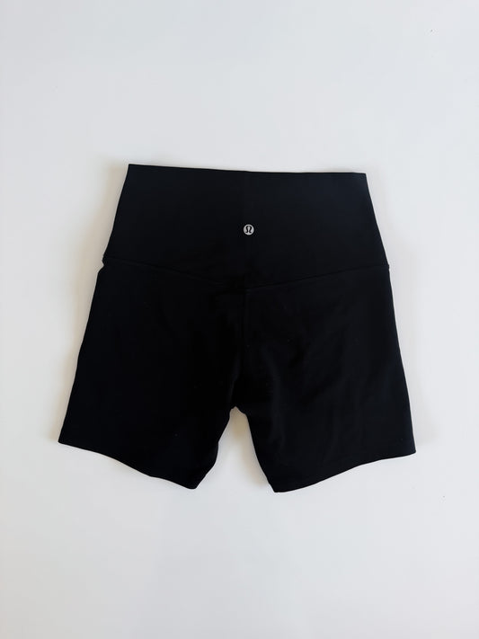 Size 2 Black Align Short 6"