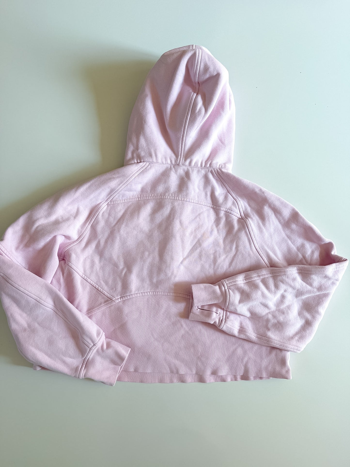 M/L Pink/GOLD Half-Zip Scuba Hoodie