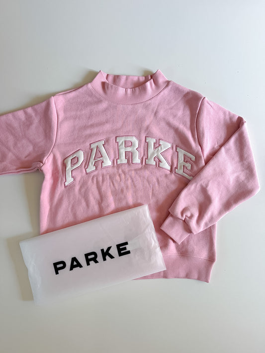 S/M Pink RARE PARKE Mockneck