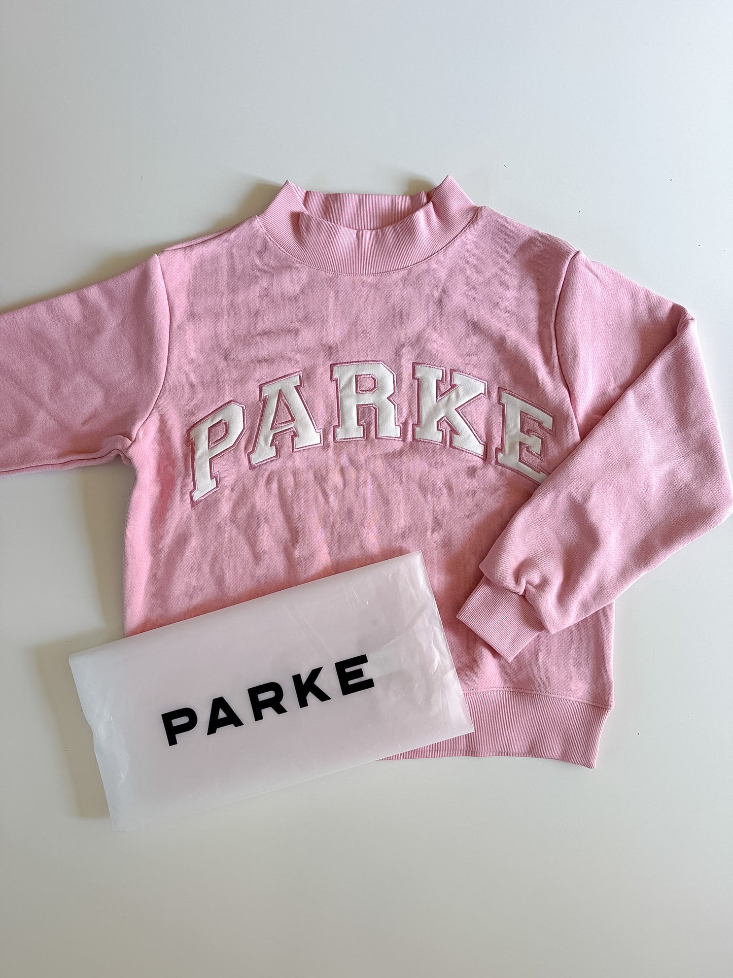 S/M Pink RARE PARKE Mockneck