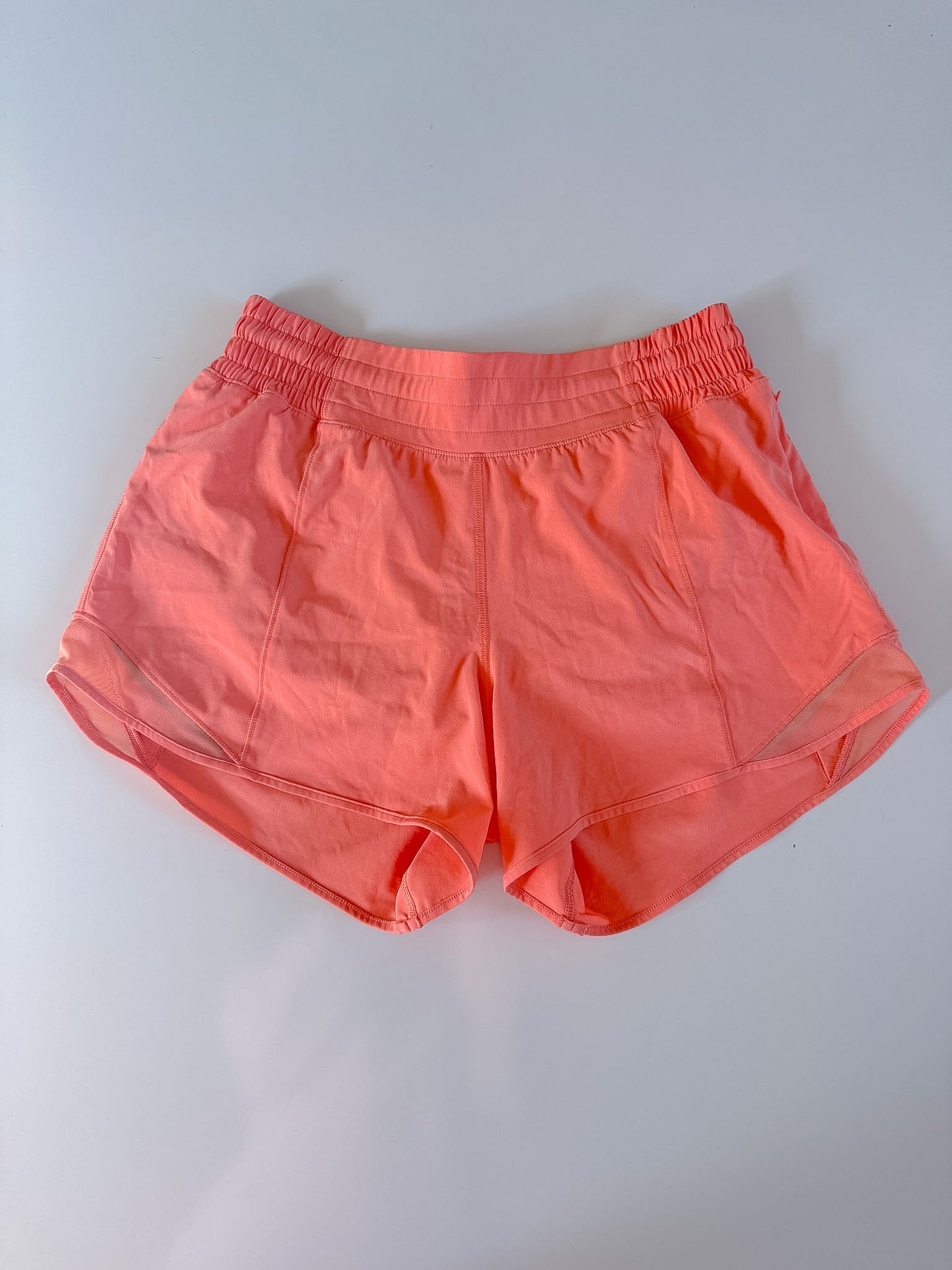 Size 8 HIGHRISE Sunny Coral Hotty Hot 4"
