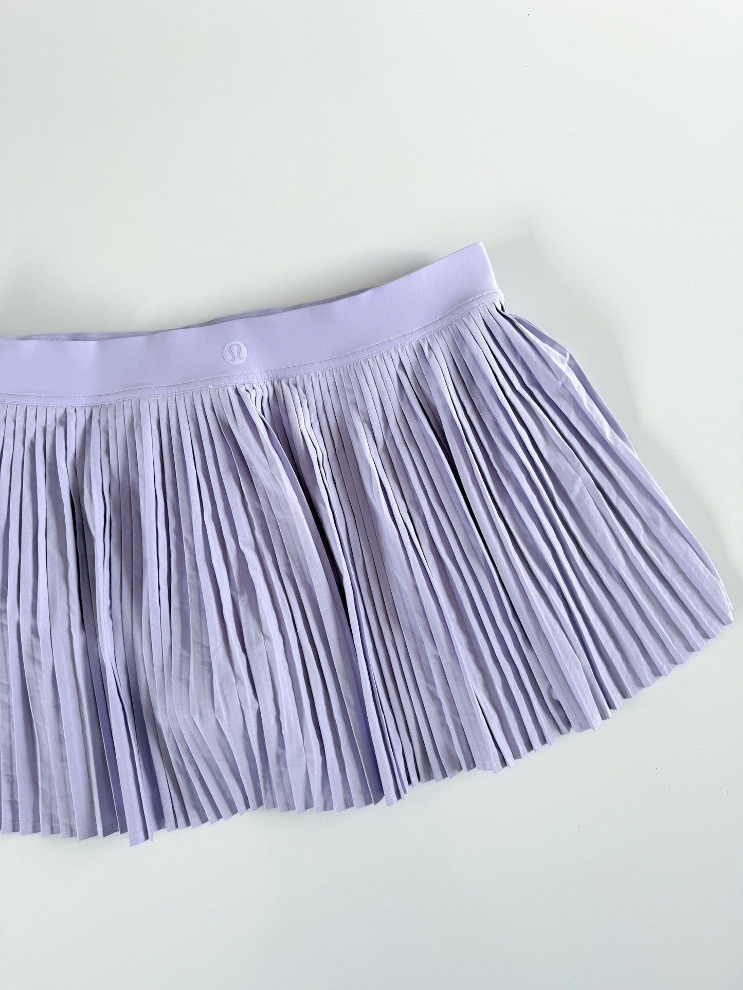 Size 14 Lavender Frost Pleated Tennis Skirt
