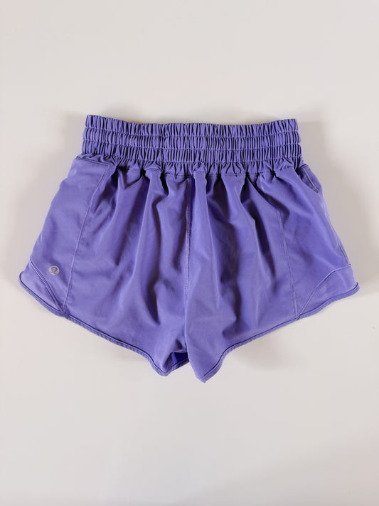 Size 0 RARE HIGHRISE Dark Lavender Hotty Hot 2.5"